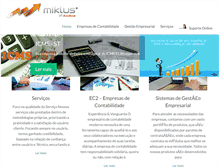 Tablet Screenshot of miklus.com.br